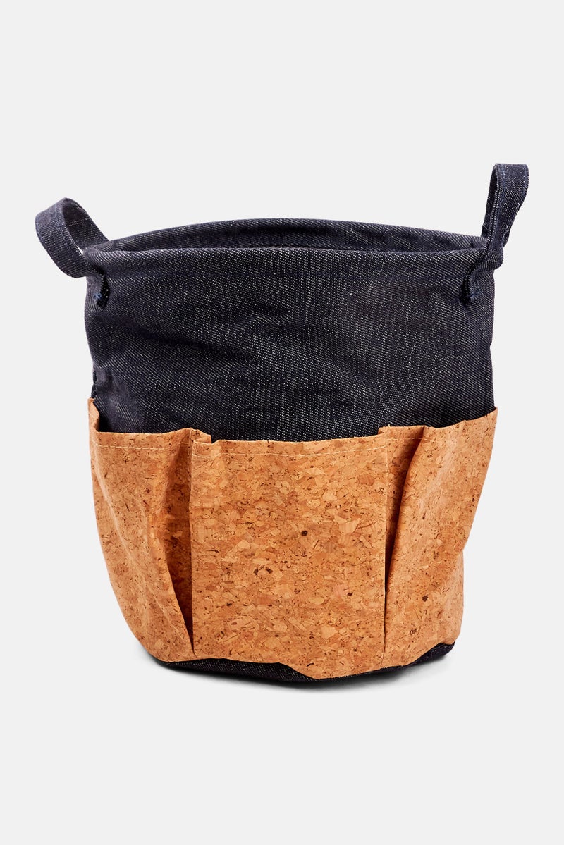 Hoff سلة تخزين 24 سم ارتفاع × 19 سم قطر، أزرق غامق - Image 2